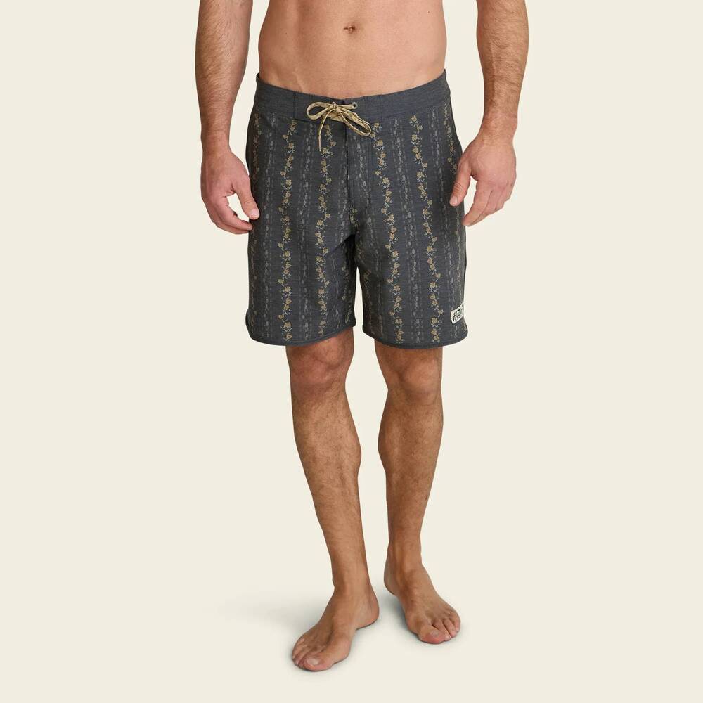 NEW HOWLER BROTHERS bruja drawstring boardshort in antique black